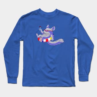 Chillin like a Chinchilla (No text) Long Sleeve T-Shirt